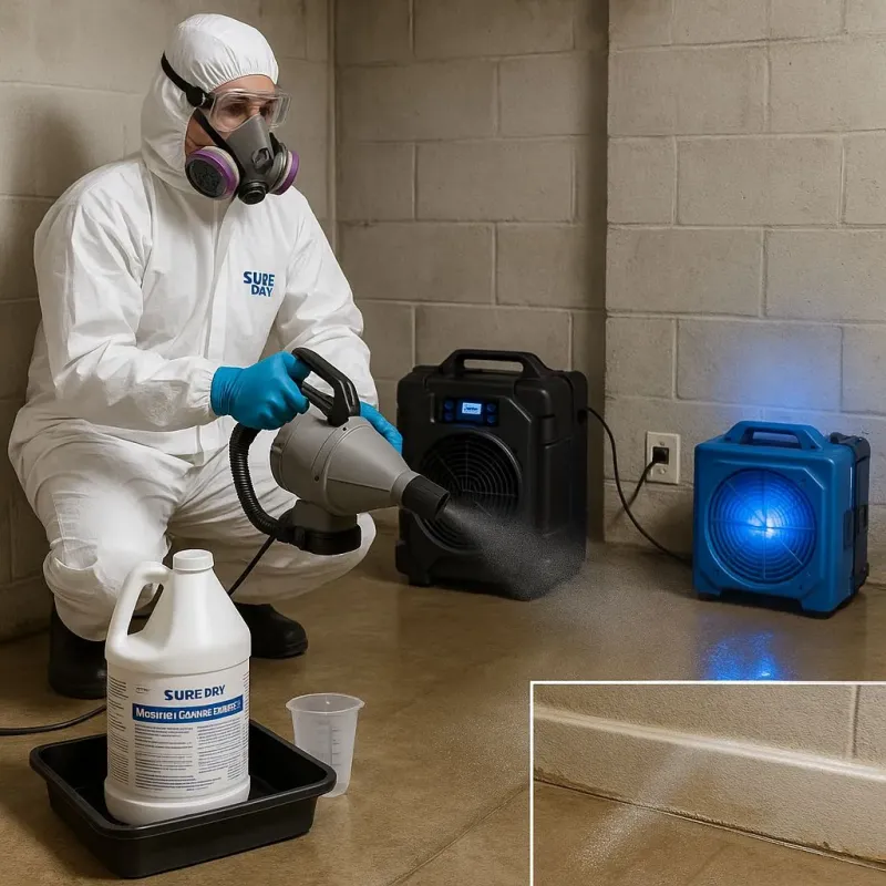 Sanitization and Odor Removal process in Wellsville, OH
