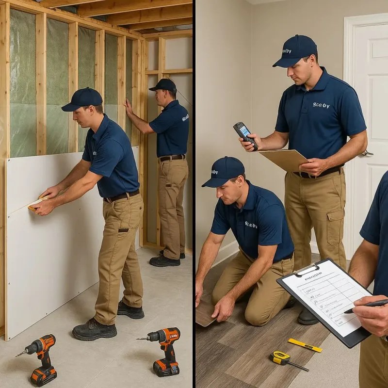 Repairs and Reconstruction process in Wellsville, OH